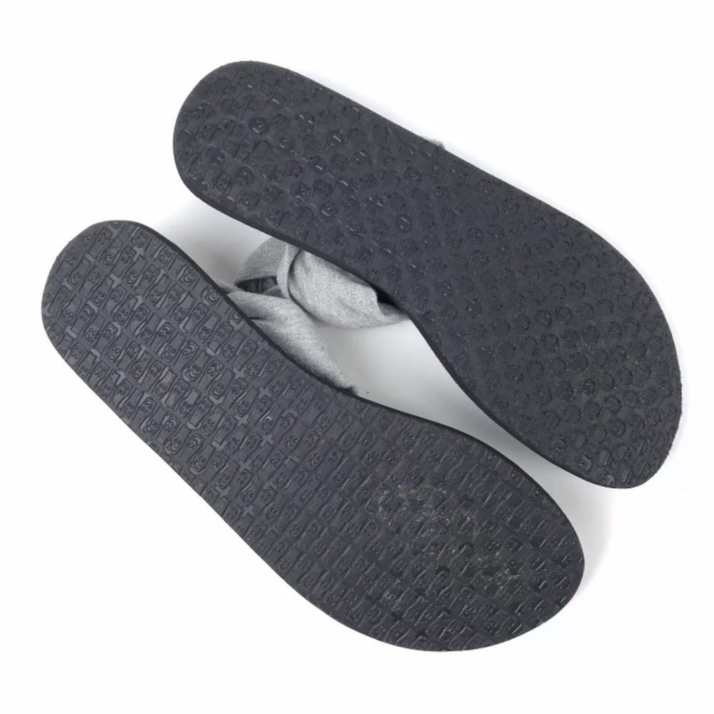 NEW Sanuk Black Gray Yoga Sling 2 Sandals Flats 10 - Picture 7 of 8